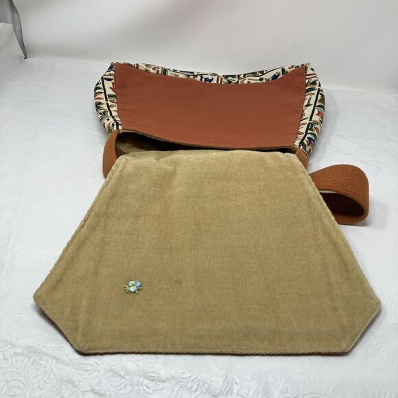 VTG Carpetbags of America Purse Egyptian Print Hobo Bag Purse 1970s Boho Hippie - Picture 10 of 14